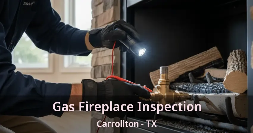 Gas Fireplace Inspection Carrollton - TX