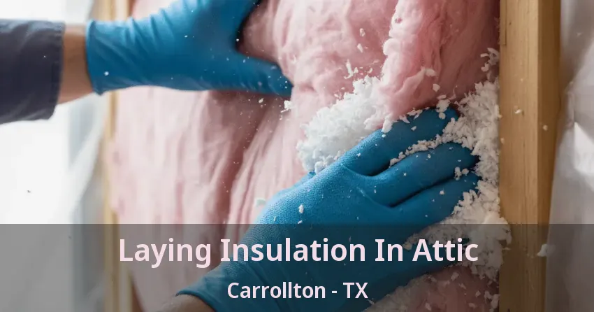 Laying Insulation In Attic Carrollton - TX